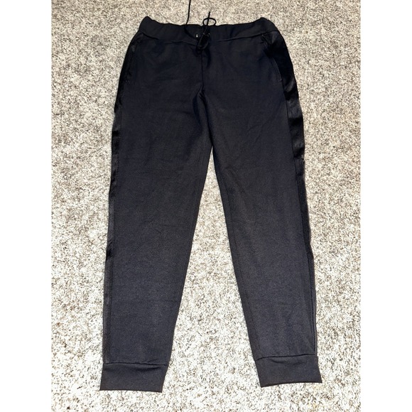 LIVE THE PROCESS PONTE SATIN STRIPE JOGGER PANT LUXURY LOUNGE PANTS EUC SIZE MED - Picture 1 of 6